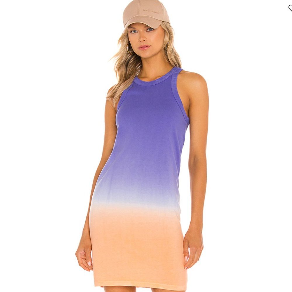NWT WSLY The Rivington Weekend Dress Blue Iris/ Cantaloupe Ombre 2XL